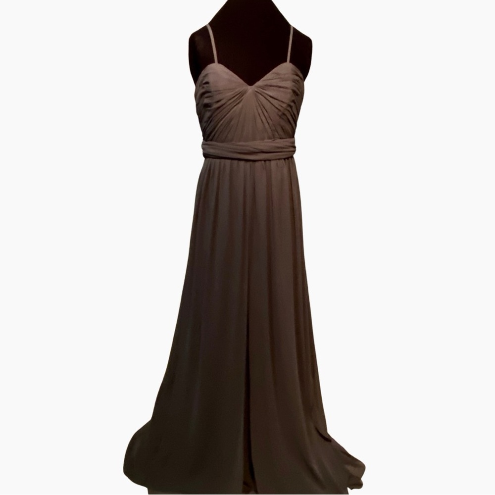 Dark Gray formal dress holiday, bridesmaid, party